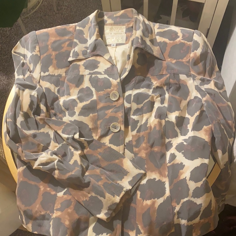 Caché-  suit jacket leopard/ animal print